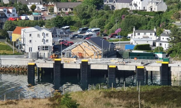 Terminal building in Harris. Picture supplied by Tarbert, Harris.