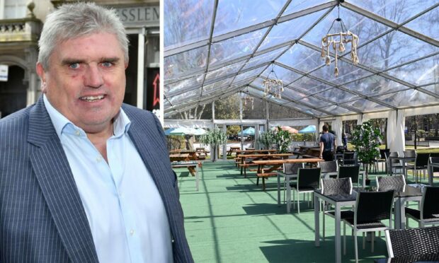 Pub boss hopes to bring controversial marquee back to Aberdeen park to boost business this summer