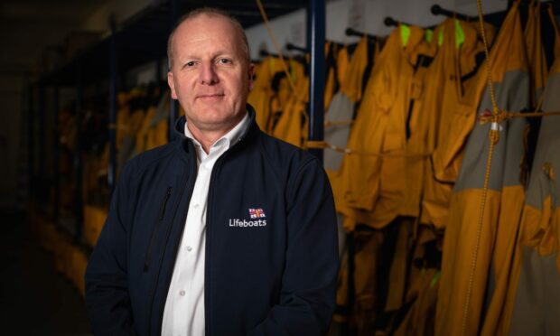 Angus Watson has been made an MBE. Picture by RNLI/Nathan Williams.