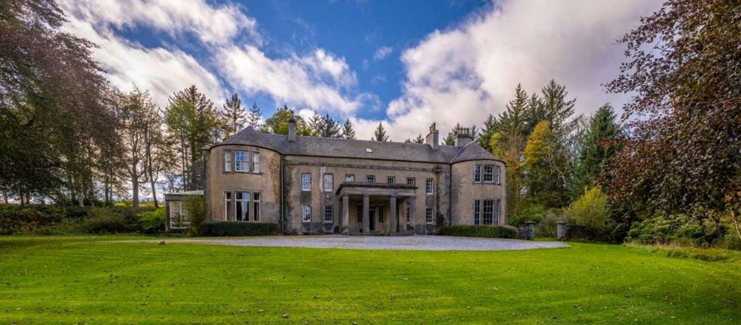 Dream homes: Auchlunkart House is one of the stunning homes on the market this week.