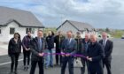Official opening of new development at Gleann Mor, Barvas. Supplied by Hebridean Housing Partnership.