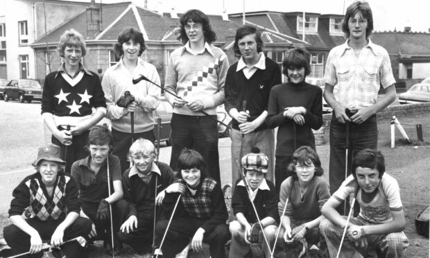 The 1976 Bon Accord Golf Club junior pennant team.