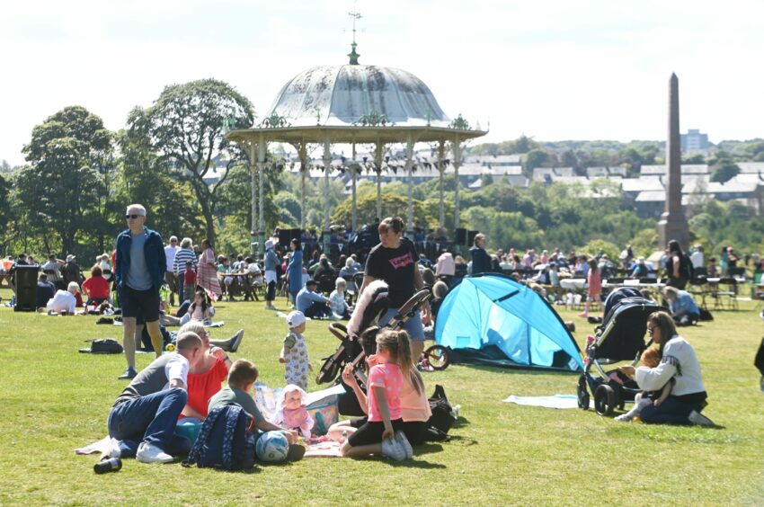 Aberdeen's Jubilee Family Picnic event at Duthie Park last summer. 