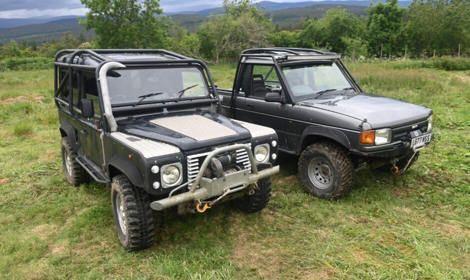 Some of the vehicles that will be there at this weekend's Royal Deeside Motor Show