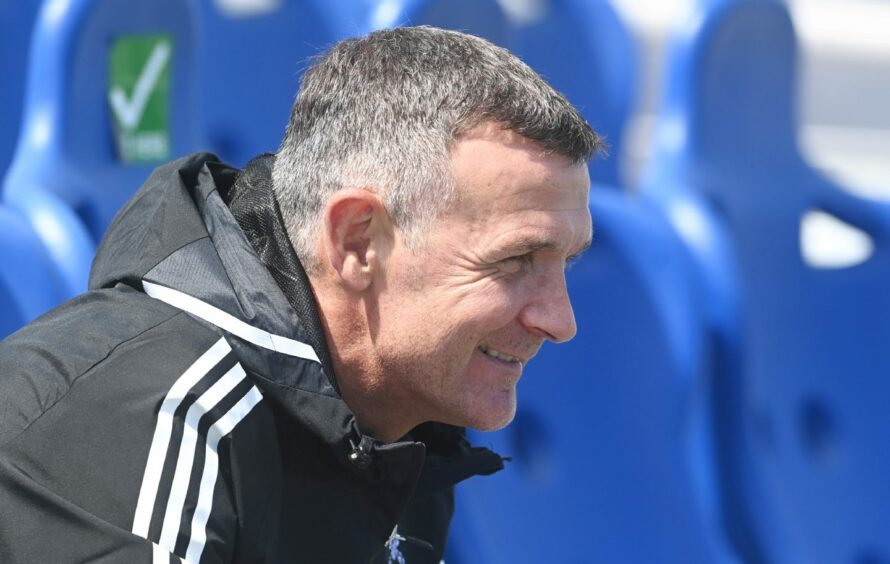 Cove Rangers manager Jim McIntyre