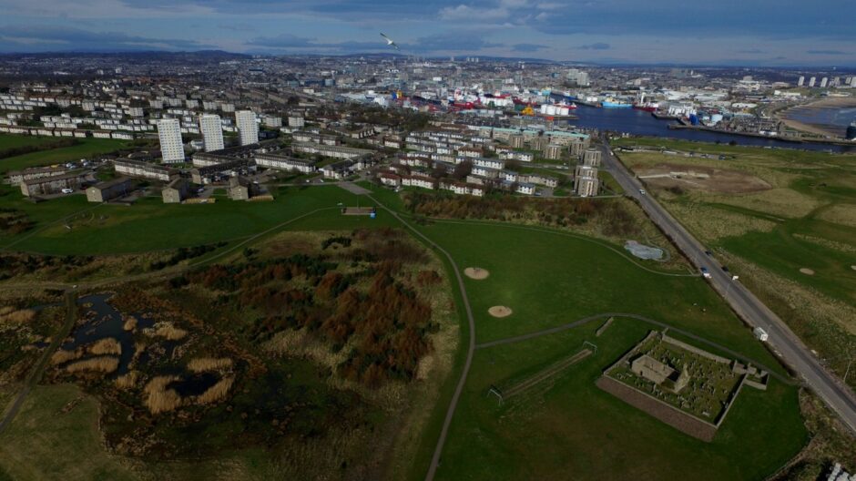 Area around the south harbour including part of St Fittick's Park is being considered for the site of an Energy Transition Zone.