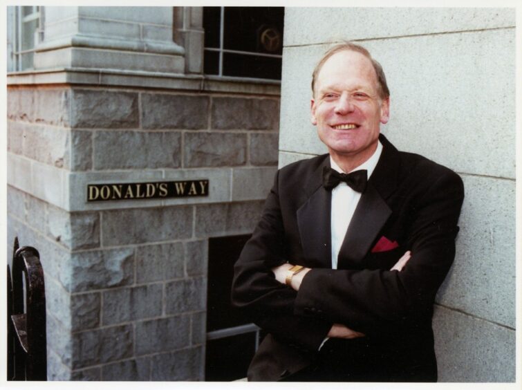 Peter Donald, pictured in 1998, in Donald's Way.