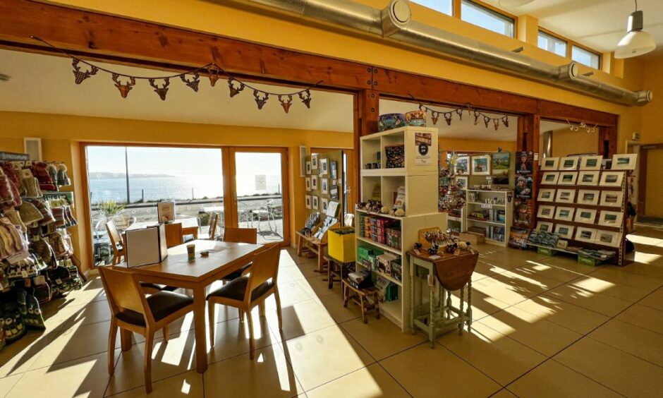 The community cafe in Gairloch.