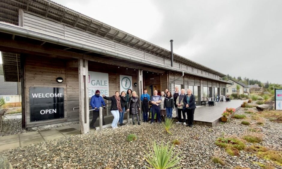 Gairloch and Loch Ewe Action Forum volunteers. 