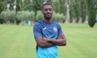 Jordy Hiwula after joining Ross County during their pre-season training camp in Verona, Italy.