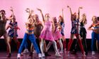 Dancing divas: The young stars of Scott School of Dancing lit up the stage with their Spice Girls dance.