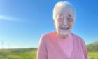 Peigi Haggarty on her 100th birthday.