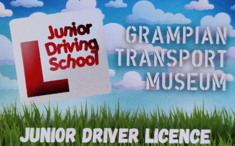 Junior Driving School at the Grampian Transport Museum.