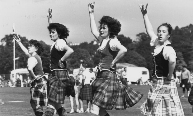 Inverness Highland Games in 1990. Picture by DCT Media.