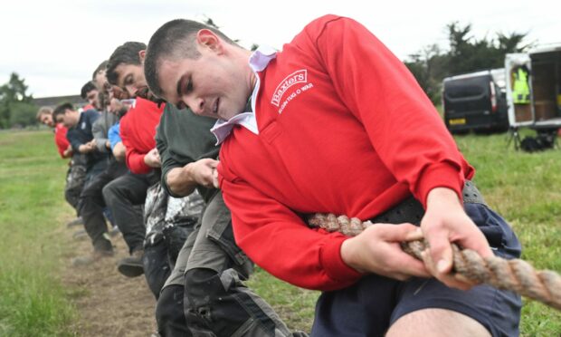 The British and Irish Tug o' War Championships will be held in Elgin this summer. Image: Jason Hedges/DC Thomson.