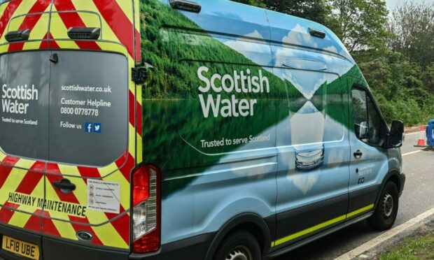 Scottish Water has distributed bottled water to over 1,000 homes as warning remains in place. Image: Jason Hedges/DC Thomson.