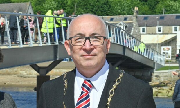 Moray Council convener Marc Macrae has stepped down after 77 days in the job. Picture by Jason Hedges