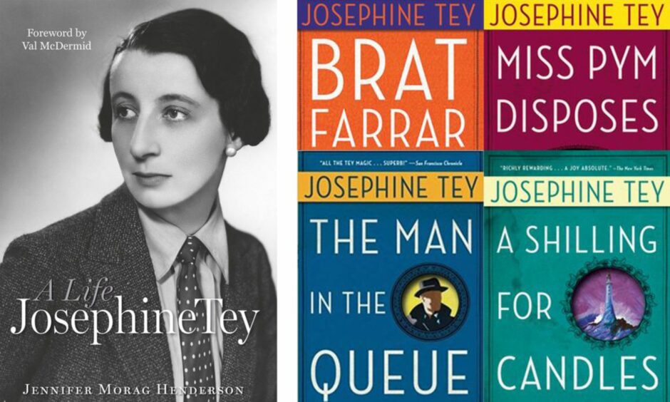 Jennifer Morag Henderson's biography of Josephine Tey with a selection of Tey novels including The Man in the Queue and Miss Pym Disposes