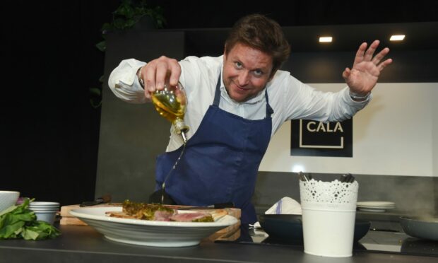 James Martin will once again cook up a storm at Taste of Grampian in Aberdeen. Image: Kenny Elrick/DC Thomson