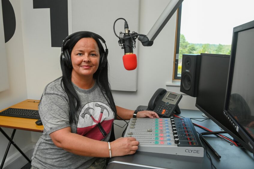 Natalie Hood has her own radio show on shmu.