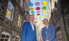 Adrian Watson, chief executive of Aberdeen Inspired,  and Tony Lloyd, chief executive of the ADHD Foundation, at the launch of the Umbrella Project. Picture by Kath Flannery.