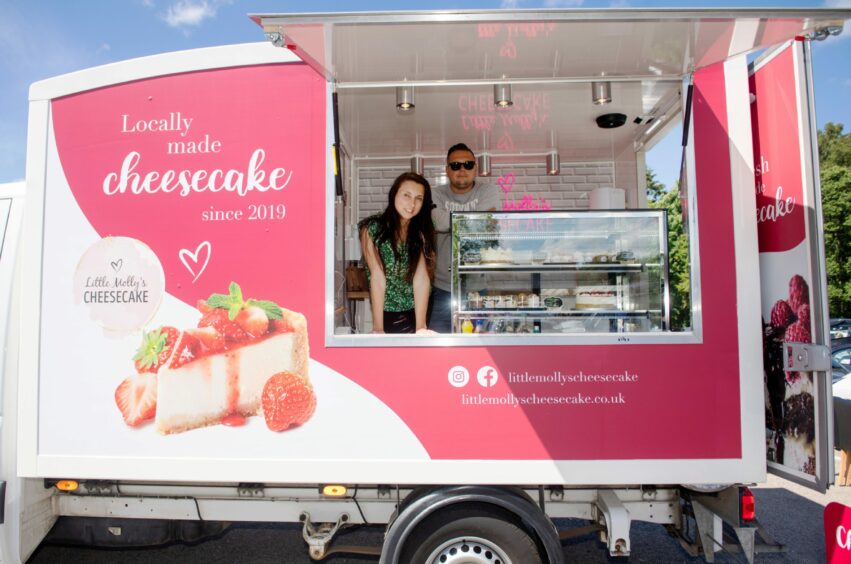 The Little Molly's Cheesecake van.
