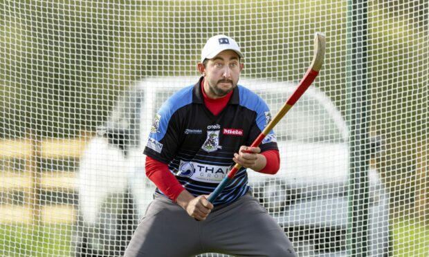 Kingussie goalkeeper Bob McGregor.  Picture by Neil Paterson