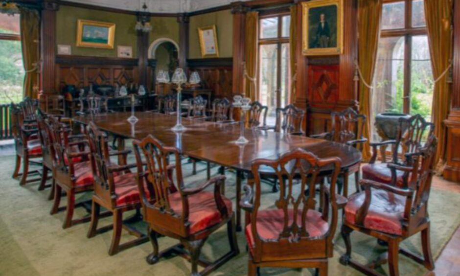 Dining Room at Kinloch Castle