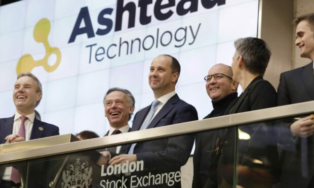 Ashtead directors celebrated the company's flotation on the London Stock Exchange last November.