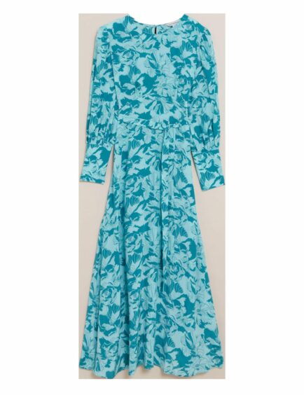 M&S Autograph Floral Empire Line Midi Shift Dress available to rent from £15 at Hirestreet.