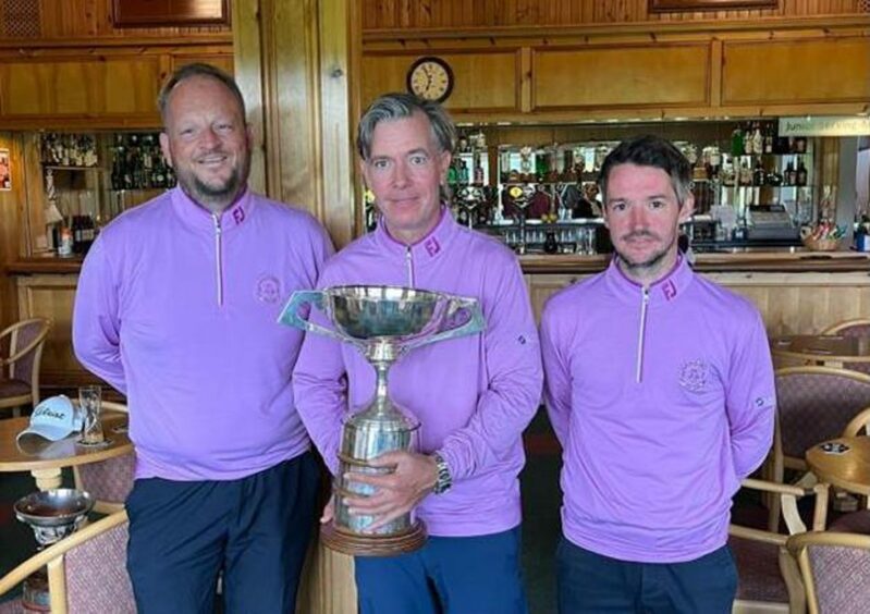 Murcar Links Golf Club's Journal Cup-winning team.