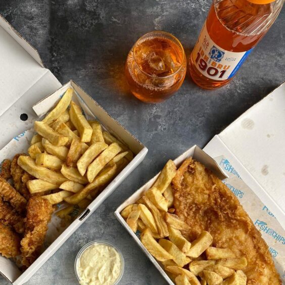 Mike's Famous Fish and Chips featured on Talk of the Town.