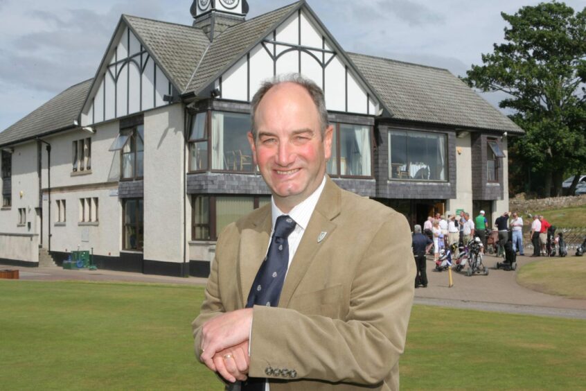 Neil Hampton, the general manager at Royal Dornoch.