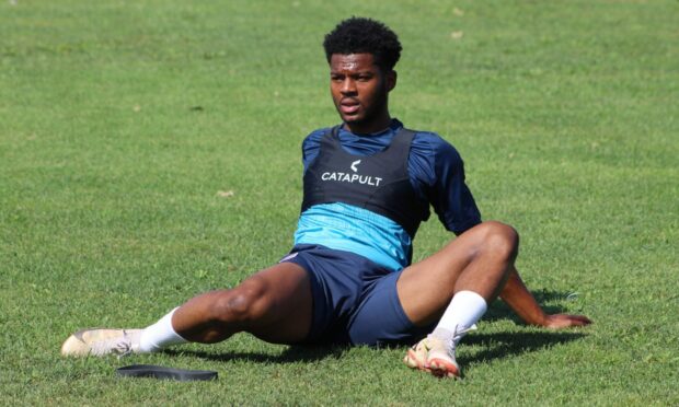 Owura Edwards after joining up with Ross County on their pre-season training camp in Verona, Italy.