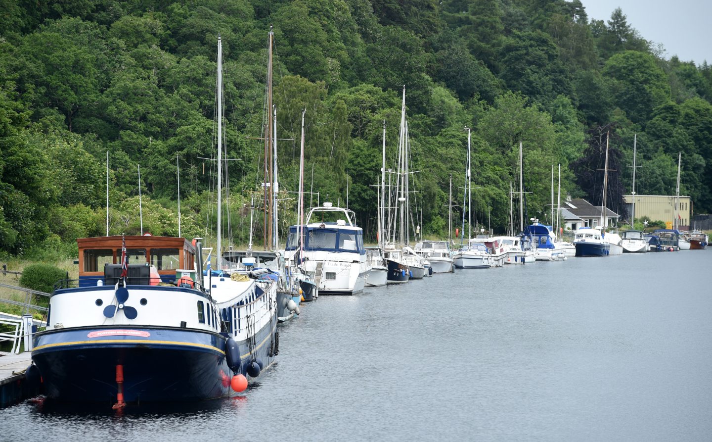 This route will take you along the Caledonian Canal - with plenty options for pit-stops, it's one of the best running routes for beginners in the highlands.