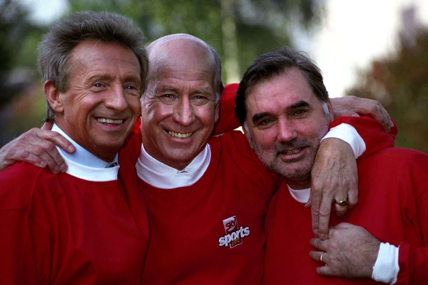 Denis Law, Bobby Charlton and George Best.