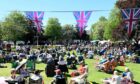 People of all ages enjoyed a picnic and musical entertainment to mark the Platinum Jubilee. Picture by Paul Glendell/DC Thomson.
