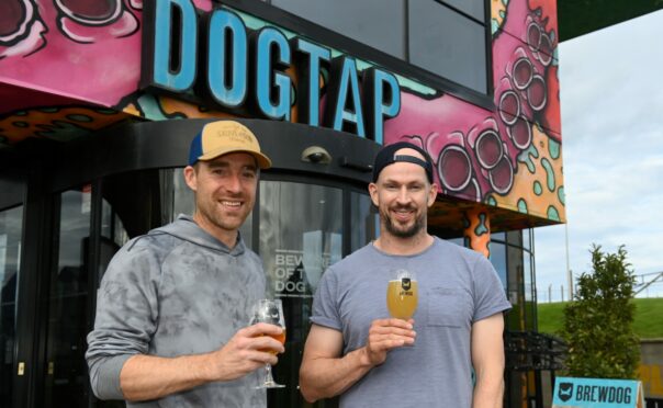 BrewDog bosses Martin Dickie and James Watt have been told to stop using the "misleading" advert. Picture by Paul Glendell/DC Thomson