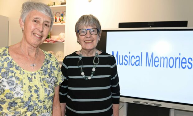 Muriel Knox and Jean Dodds are calling on more people to get involved with Musical Memories, held at Aberdeen Art Gallery.


Picture by Paul Glendell.