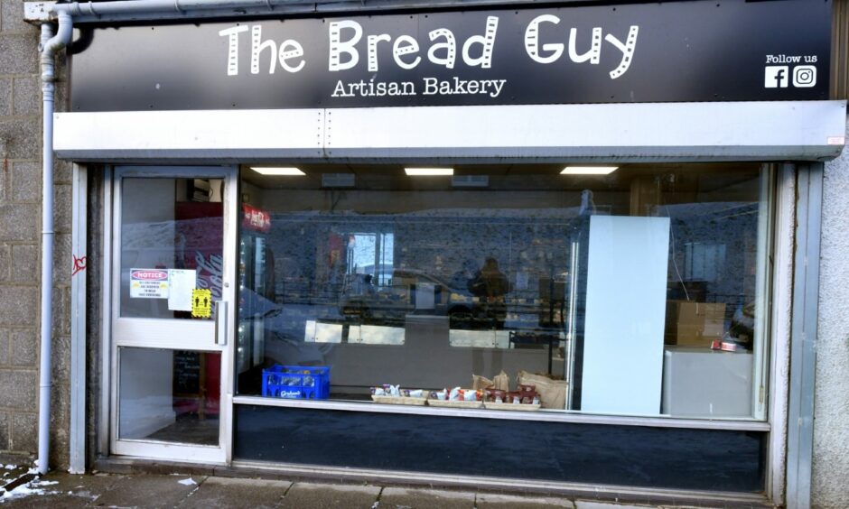 The Bread Guy in Glenbervie Road, Torry has been broken into twice this week.