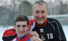 Graeme Shinnie and Terry Butcher pictured in December 2010 when at Caley Thistle. Twelve years on, Shinnie has played for Scotland, Aberdeen, Derby and Wigan.
