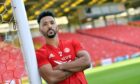 CR0009077
Aberdeen FC pre-match presser for game against Hearts ;
Pictured - Dons player Shay Logan.  
Picture by Kami Thomson    09-05-19