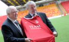Craig Brown and Archie Knox when they were unveiled as the new Dons management team.