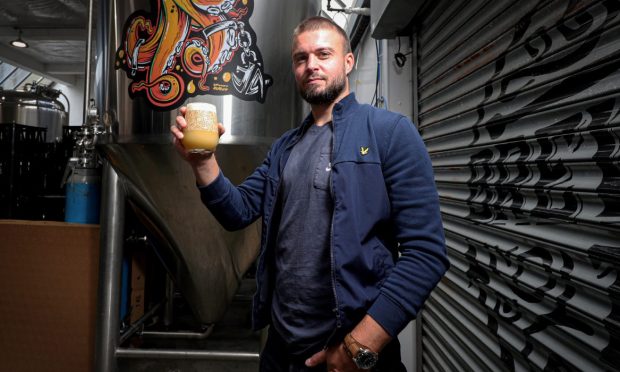 Brew Toon co-owner Cammy Bowden helped the business secure a listing with Asda stores. Image: Scott Baxter/DC Thomson