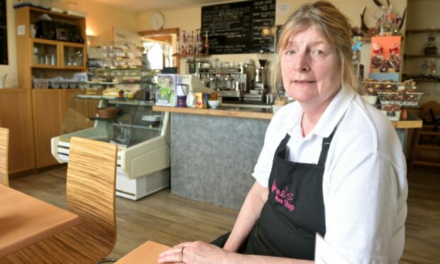 Ishbel Robbie of Arlene's Coffee Shop in Craignure, Mull which has now outgrown its present location but she cannot open a new facility including a chocolate factory until she can get an electricity connection to the mains. Picture by Sandy McCook.