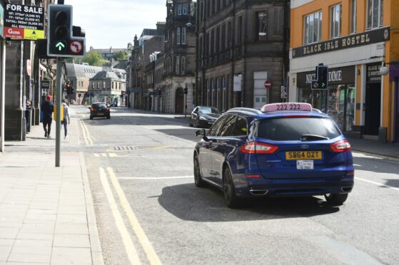 Highland Council agrees to an emergency review of taxi fares following industry pressure. 
Picture by SANDY McCOOK