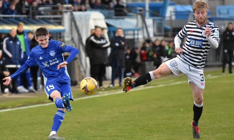 Danny Strachan had two previous loan spells with Peterhead. Image: Duncan Brown