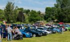 A spectacular display of cars was part of the Cooper Park event in Elgin. Photo: Jasperimage.
