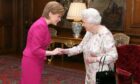 First Minister Nicola Sturgeon with Her Majesty The Queen.