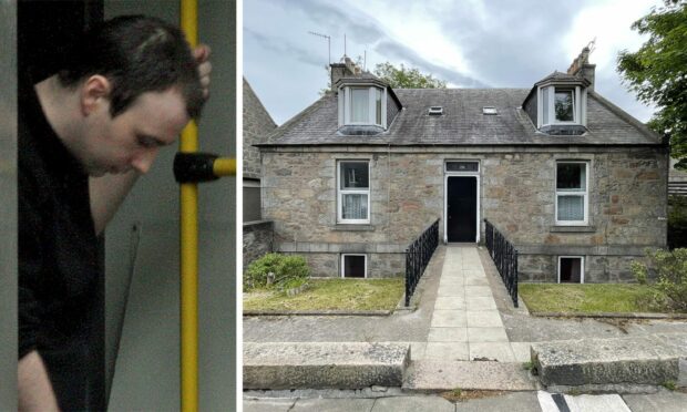 Acquitted Richard Smith and his former home address on King Street in Aberdeen.